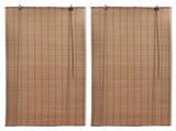 Bamboo Roller Blinds 2 pcs 100 x 160 cm Brown 3057519