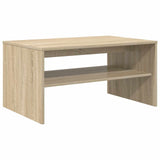 Coffee Table Sonoma Oak 80 x 50 x 40 cm Engineered Wood 8000278