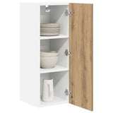Hanging Cabinet 2 pcs Artisan Oak and White 30 x 31 x 80 cm 884257