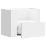 Wall-mounted Bedside Cabinets 2 pcs White 45x30x35 cm 848312