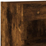 TV Cabinets with LED Lights 2 pcs Smoked Oak 60x30x30 cm 837136