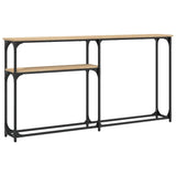 Console Table Sonoma Oak 145x22,5x75 cm Engineered Wood 834096