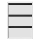 Corner Chest of Drawers White 40x41x58 cm Engineered Wood 852834
