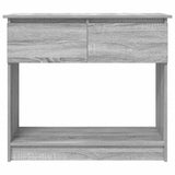 Console Table with Drawers Grey Sonoma 85.5x38.5x74.5 cm 861396
