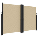 ZNTS Retractable Side Awning Beige 160x1200 cm 4004825