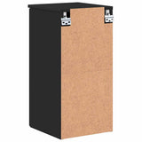 Bathroom Cabinet Wall-mounted with Door Black 30 x 31.5 x 61 cm 883345