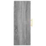 Wall Mounted Cabinet Grey Sonoma 34.5x34x90 cm 828906