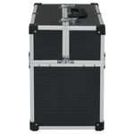 ZNTS Tool Case 38x22.5x34 cm Black Aluminum 91849