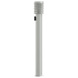 Outdoor Floor Lamps with Outlet 3pcs Silver 110cm Stainless Steel 4006376