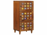 Highboard with Storage Walnut 40 x 33 x 110 cm Solid Mango Wood 4018253