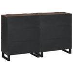 Sideboards 2 pcs Brown 60 x 33.5 x 75 cm Solid mango wood 3310052