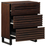 Sideboard Brown 60x34x75 cm Solid Wood Mango 377453