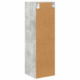 Hanging Cabinet with Storage Concrete Grey 30 x 29.5 x 100 cm 884461