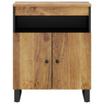 Sideboard with 2 Doors 60x33x75 cm Solid Wood Mango 352916