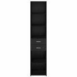 Highboard Black Oak 40 x 42.5 x 185 cm Engineered Wood 3402637