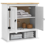 Hanging Cabinet Corona White 70 x 33 x 71.5 cm Solid Pine Wood 42021200