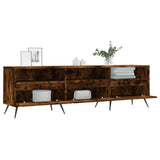 TV Cabinet Smoked Oak 150x30x44.5 cm Engineered Wood 831257