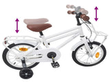 Kids Bike 12 Inches for 2-4 Years Old White 42009271