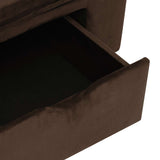Dog Sofa with Drawer Brown 75x50x38 cm Plush 171077
