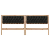 Headboard Other Brown and black 200 cm Solid pine wood 878991