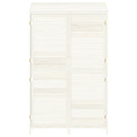Garden Shed White 102x52x174.5 cm Solid Wood Fir 152191