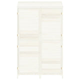 Garden Shed White 102x52x174.5 cm Solid Wood Fir 152191