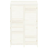 Garden Shed White 102x52x174.5 cm Solid Wood Fir 152191
