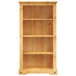 4-Tier Bookcase Mexican Pine Corona Range 80x29x150 cm 243743