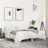 Bed Frame without Mattress Grey Sonoma 150x200 cm King Size 3280235