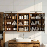 Bathroom Cabinet Set 3 pcs 126 x 16 x 62.5 cm Engineered wood 3403838