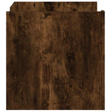 Coffee Table Smoked Oak 80x50x50 cm Engineered Wood 848357