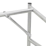 Firewood Rack with Rain Cover 100.5x100.5x110.5 cm Galvanised Steel 4104939