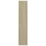 Wall Shoe Cabinets 2 pcs Sonoma Oak 60x18x90 cm Engineered Wood 806766