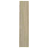 Wall Shoe Cabinets 2 pcs Sonoma Oak 60x18x90 cm Engineered Wood 806766