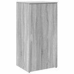 Reception Desk Grey Sonoma 200x50x103.5 cm Engineered Wood 3324183
