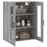 Wall Mounted Cabinet Grey Sonoma 69.5x34x90 cm 828482