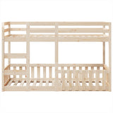 Bunk Bed 75x190 cm Solid Wood Pine 3308595