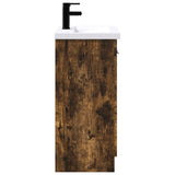 Bathroom Furniture Set Smoked Oak 78.5 x 37.5 x 81 cm 3404159