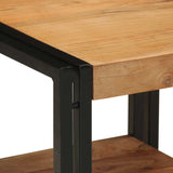 Coffee Table Brown 40 x 40 x 38 cm Solid Acacia Wood 4102725