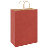 Paper Bags 250 pcs with Handles Red 32x17x44 cm 4101762