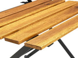 Garden Chair Set of 6 Brown Solid Acacia wood Standard 3152106
