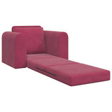 Sofa Bed Wine Red 98 x 71 x 83 cm Velvet 4106669