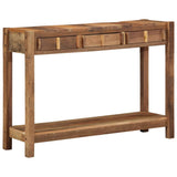 Console Table Brown 107 x 33 x 76 cm Solid Reclaim wood 4019623