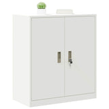 Storage Cabinet White 80 x 40 x 90 cm Steel 891687