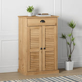 Shoe Cabinet VIGO 60x35x96 cm Solid Wood Pine 353166