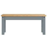 4 Piece Dining Set PANAMA Grey Solid Wood Pine 3345186