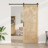 Interior Door Natural 83 x 232 cm Plywood 42047157
