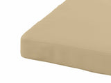 4-Piece Seat Cushions SOEST 4 pcs 100% Polyester Beige 945018