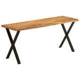 Bench with Live Edge 105 cm Solid Wood Acacia 372757