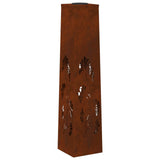 Solar LED Pathway Light 2 pcs Rusty Weathering Steel 879764